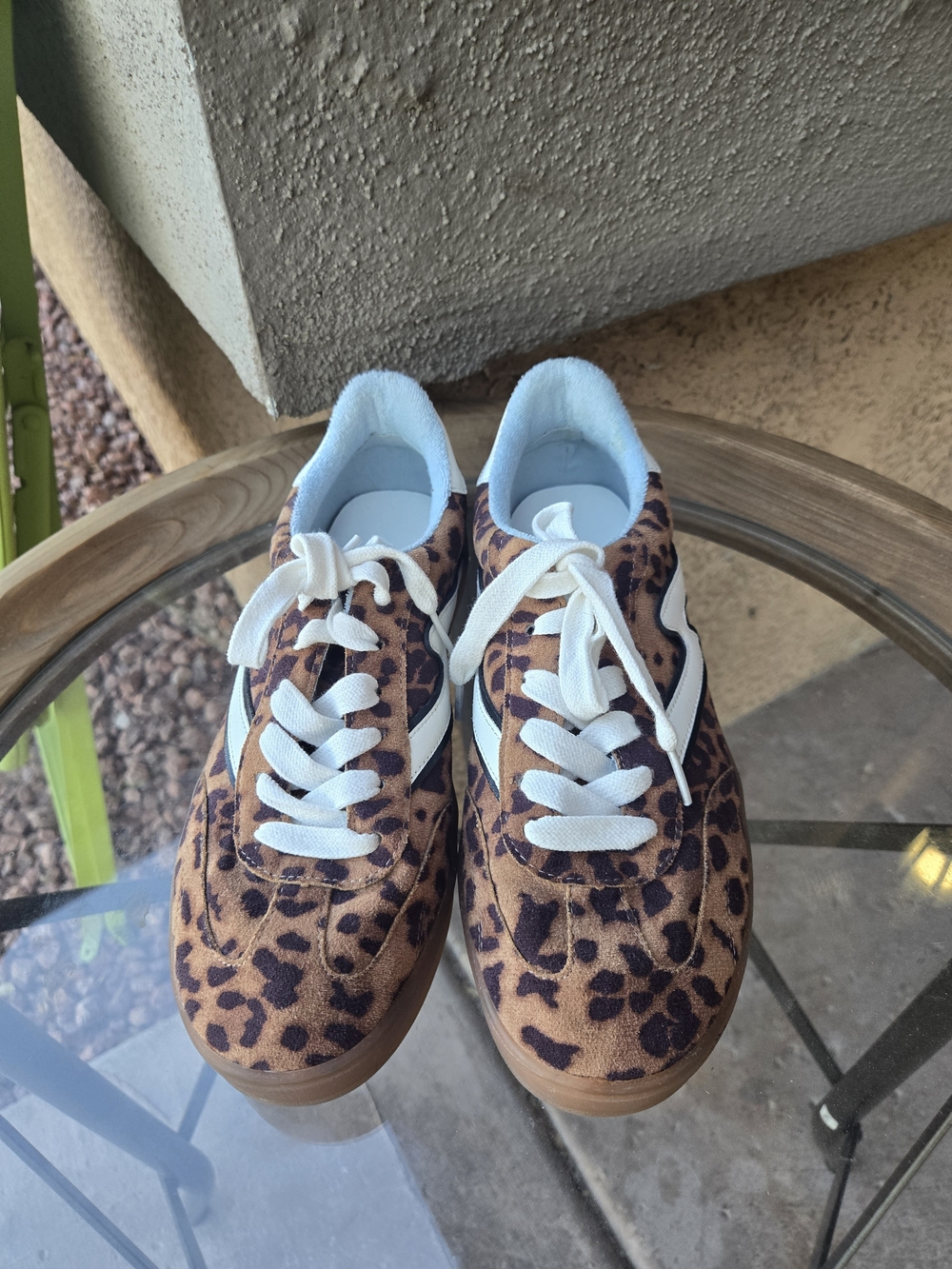 MADDEN GIRL Leopard Print Sneakers